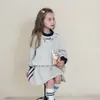 Conjunto de Ropa Infantil Tutu Elefantito para Niñas Primavera y Otoño 2026 Nuevo Estilo de Primavera Sudadera y Pantalones Deportivos Conjunto de Dos Piezas para Niños