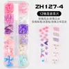 Parche para la Cara Accesorios Faciales Parche Decorativo para la Cara Mariposa Flor Tridimensional Lentejuelas de Cola de Pez Perla Uñas Artísticas Manualidades DIY para Niños Maquillaje de Ojos