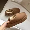 Zapatos Birkenstock de mujer con suela gruesa, botas de nieve cálidas con forro de felpa, nuevos mocasines retro de invierno 2026 sin cordones, zapatos de algodón