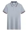 Camisa POLO de Seda de Gelo Roupa de Trabalho Camiseta Verão Uniforme de Grupo da Empresa Roupa de Trabalho Manga Curta Camisa Cultural Estampa de Logo