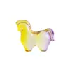 Adorno de Caballo del Zodiaco de Vidrio de Zibo, Decoración para Coche de Caballo Tang, Decoración de Escritorio de Oficina, Regalo para las Fiestas de Año Nuevo