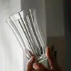 Taza de vidrio de borosilicato alto para té verde, taza con forma de pétalo, resistente al calor, adecuada para uso doméstico, para beber agua y preparar té, taza de té de vidrio de alto valor estético