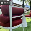 Mobiliario de Exterior al por Mayor Mesa y Silla de Té para Patio de Casa de Huéspedes Mesa y Silla para Terraza Balcón Silla de Ocio Simple de Tres Piezas