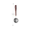 Cuchara Medidora Creativa de Acero Inoxidable 304 Mango de Palo de Rosa Cuchara Medidora Mango Largo Cuchara para Condimentos Leche en Polvo Horneado Cuchara para Condimentos del Hogar
