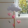 Nube de fieltro transfronteriza Colgante de gota de lluvia fieltro de lana diy poke music Foto de pared Accesorios colgantes de lana