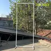 Nova Tela de Ferro Estilo Casamento Moldura Retangular Moldura de Fundo para Decoração de Palco de Casamento Moldura Quadrada Geométrica Moldura em Arco Portão de Flores