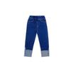 Pantalones vaqueros de primavera y otoño para mujer y niño, estilo occidental, para bebé, estilo coreano, moderno y distintivo, con colores a juego, ajustados y de pie pequeño.