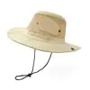 Sombrero de Sol de Malla Plegable para Primavera y Otoño Sombrero de Pescador Transpirable Fresco Sombrero para el Sol Exterior de Verano Color Sólido Pesca para Hombres y Mujeres