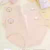 Ropa interior para niñas, Algodón puro 7A, Entrepierna antibacteriana, Suave, Cómoda, Transpirable, Algodón de fibra larga, No sudorosa, Calzones para niñas de secundaria