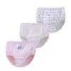 Ropa Interior de Algodón para Niñas, Calzones Triángulo que No Pellizcan el Trasero, Caja de Tres, Aprobado por los Padres, Pantalones de Pan para Niñas, Clase a