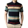 Camisa Polo de Manga Corta de Marca de Moda para Hombre de Verano, Top Casual Holgado Estilo Coreano para Exportación