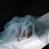 Tela de malla de hilo de niebla de hadas ins, suave, hecha a mano, bricolaje, color sólido, velo de encaje, tela de tul transparente para ropa