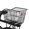 Canasta para Bicicleta, Canasta para Bicicleta de Montaña, Portaequipajes Trasero para Cuadro de Bicicleta, Portador de Almacenamiento, Almacenamiento Montado en la Parte Trasera para Bicicleta Eléctrica