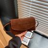 Bolso Pequeño Cuadrado Retro de Alta Gama para Mujer de Comercio Exterior, Nuevo de Moda Otoño e Invierno 2025, Bolso Versátil de Hombro Cruzado, Bolso para Teléfono Móvil