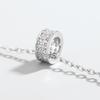 Pulsera de plata esterlina S925 con cintura pequeña, diseño de lujo ligero y avanzado de nicho digital romano, accesorios de moda de estilo ins