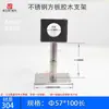 Soporte de Tubo de Baquelita de Acero Inoxidable Abrazadera de Tubo Antiestática Soporte de Plástico ABS Marco de Soporte de Tubo Redondo para Sala Limpia Tarjeta