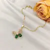 TikTok Explosivo Zircón Diseño de Nicho Serie Mori Lleno de Zirconio Collar de Mariposa para Mujer Sentido de Alta Gama Estilo Ins Joyería Elegante