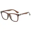 Nuevas Gafas Anti-Luz Azul con Lentes Graduadas, Ultraligeras, Aptas para Usar Sin Maquillaje, Montura Cuadrada con Diseño en las Patillas, Unisex