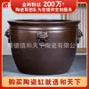 Fabricante de Vaso Cerâmico Grande de Jingdezhen, Diâmetro 1,3m Cm, Aquário Tradicional para Sala de Estar Interna, Vaso Feng Shui para Grande Pátio