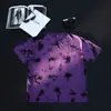 Camiseta de Manga Corta Suelta con Hombros Caídos de Algodón Puro Lavado Pesado Estilo Vintage Europeo y Americano Camiseta sin Mangas Oversize Transfronteriza