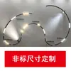 Anillo de Luz de Riel Magnético Redondo Montado en Superficie Oculto Sala de Estar Dormitorio Luz de Línea de Techo Luz de Riel Magnético Colgante de Succión Curva