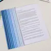 Carpeta de clip de varilla engrosada inserción transparente almacenamiento de papel a4 clip de varilla clip fijo para libros suministros de oficina papelería