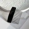 Peine de Acetato Texturizado Etiqueta Dorada Dongdaemun Coreano Peine de Moda de Gama Alta para Viajero Accesorios para el Cabello de Corona Alta Sencillos
