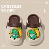 Pantuflas nuevas giratorias de dinosaurio para niños 2025 Niñas Verano Dibujos animados Lindo Dinosaurio Niño Bebé Ropa de Exterior Crocs