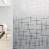 Película de vidrio para ventanas, anti-miradas electrostática, translúcida pero no transparente, protección solar y aislamiento térmico para puertas de vidrio, pegatina de vidrio para baño