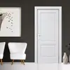 Venta Directa de Fábrica en Nanjing Venta al por Mayor Puerta de Material de Pintura Compuesto de Madera Maciza con Marco de Puerta Puerta de Madera para Interiores Personalizada Según Planos
