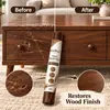 KineShineX Palo de Reparación de Muebles de Madera Color Nogal Marrón Rayones en Paneles de Puertas de Muebles Relleno de Color Fácil Renovación