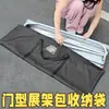 Bolsa porta-banner em formato de porta com bolsa de armazenamento, bolsa de ombro de tecido Oxford espesso, bolsa para banner roll-up de lona, mesa promocional, bolsa para banner roll-up com mola