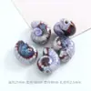 Material para joyería DIY con cuentas pulsera cuentas sueltas de cerámica accesorios para pulseras material para joyería hecha a mano cuentas de cerámica cambio de horno