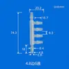 Conectores cónicos de plástico, conectores de cuatro vías/cinco vías/seis vías/diez vías de diámetro igual y diámetro variable, divisores de flujo de agua
