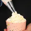 Boquilla Grande para Manga Pastelera Acero Inoxidable 304 Una Pieza Crema Manga Pastelera Boquilla Estilo Coreano Herramienta de Cocina