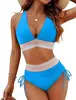 2027 Novo Maiô de Duas Peças Slimming para Comércio Exterior Transfronteiriço Bikini de Praia Europeu e Americano Roupa de Banho para Fontes Termais Conjunto de Duas Peças em Estoque