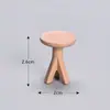 Casa de boneca casa de boneca mini 1:12 sofá-cama móveis europeus mesa de centro dispensador de água adereços de exibição em miniatura