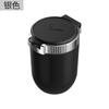 Cinzeiro de Carro Forro Interno Cerâmico com Luz Tanque de Cigarro Cinzeiro Espelhado de Aço Inoxidável para Carro Cinzeiro de Carro