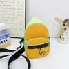 Bolsa de Peito Popular Coreana para Meninos e Meninas Moda Cor Contrastante Mini Bolsa Transversal Infantil 2025 Nova Carteira de Moedas Infantil Tendência
