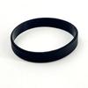 Pulseira sólida de cores vermelho azul verde preto e branco dourado e prateado para atacado sem palavra abertura em branco identificação de equipe grupo pulseira de silicone