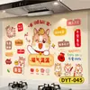 Pegatinas de Dios de la Cocina Pegatinas de Pared Autoadhesivas Papel Tapiz Grueso Pegatinas Impermeables para Estufa Resistentes a Altas Temperaturas Resistentes al Aceite Pegatinas de Azulejos de Dibujos Animados