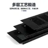 Orificio de Ventilación Disipación de Calor Negro Plateado Gabinete para Zapatos Rectangular Malla Transpirable Gabinete de Ventilación Armario de Vestir Aleación de Aluminio Malla Transpirable