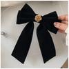 Elegante retro Camelia lazo pinza de resorte Dongdaemun celebridad de Internet nuevo clip superior para parte trasera de la cabeza accesorios de moda para el cabello Nuevo