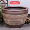 Tanque grande de patio de porcelana azul y blanca de Jingdezhen tanque de agua tanque de peces dorados cuenco de loto maceta de loto lirio de agua tanque de tortugas tanque de tortugas de hotel