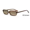 Nuevas Gafas de Sol Polarizadas Rectangulares Pequeñas Estilo M con Protección UV, Moda de Alta Gama para Hombres y Mujeres, Gafas de Sol de Acetato Elegantes y Únicas