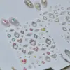 Adesivos de Unha Dourados tomomi Estilo Europeu e Americano de Luxo Leve Adesivos de Unha Decorações Metálicas de Pedras Preciosas de Alta Qualidade