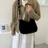 Bolso grande de acabado mate retro para mujer, nuevo estilo 2026, bolso de hombro simple, bolso cruzado casual para el día a día, bolso de moda para llevar bajo el brazo