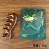 Peine de Masaje de Sándalo Natural para Terapia de Meridianos de la Cabeza, Peine Gua Sha Anticaída del Cabello, Peine de Dientes Anchos y Espaciados Grandes, Artículo de Regalo, Peine de Madera Maciza