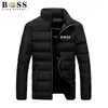 Estilo Americano Nuevo Transfronterizo Casual Invierno Engrosado Algodón Abrigo Hombres Cuello Alto Cardigan Exterior Algodón Chaqueta Venta Directa de Fábrica Stock Listo