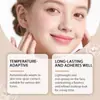 Base Líquida com Ajuste de Temperatura de Cor Natural para Tom de Pele Uniforme, Acabamento Suave, Longa Duração, Radiante, Delicada e Translúcida